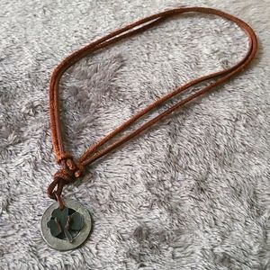 Clover Stone Necklace